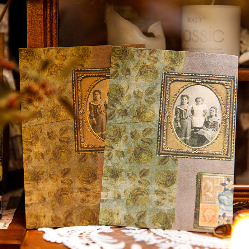 100 sheet Vintage Scrapbook Paper FGHJ