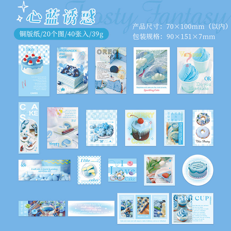 40pcs Cake Stickers TXHM