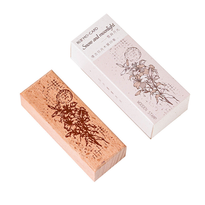 1 Pc Wood Stamp HHMM