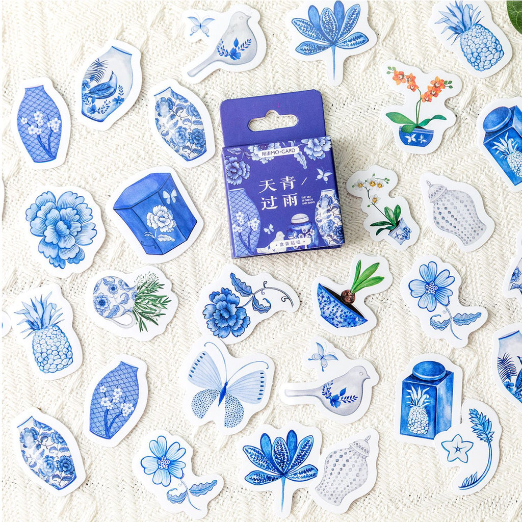 45pcs Boxed Rose Stickers QRLX