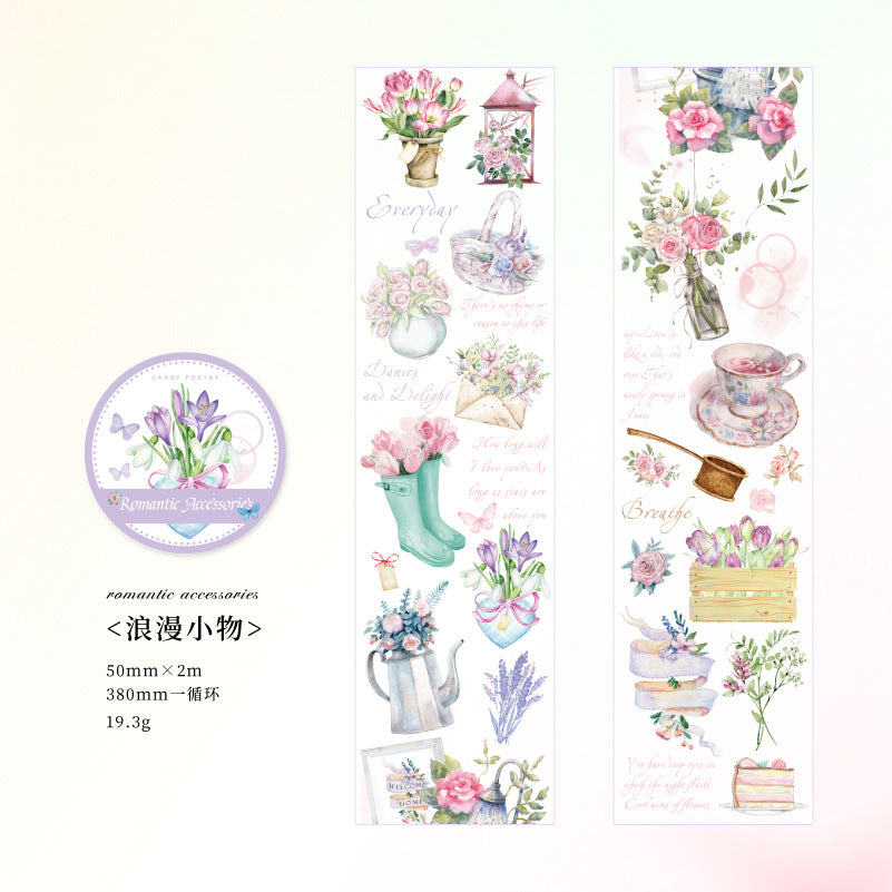1 Roll Flowers Shop Washi Tape XDHD