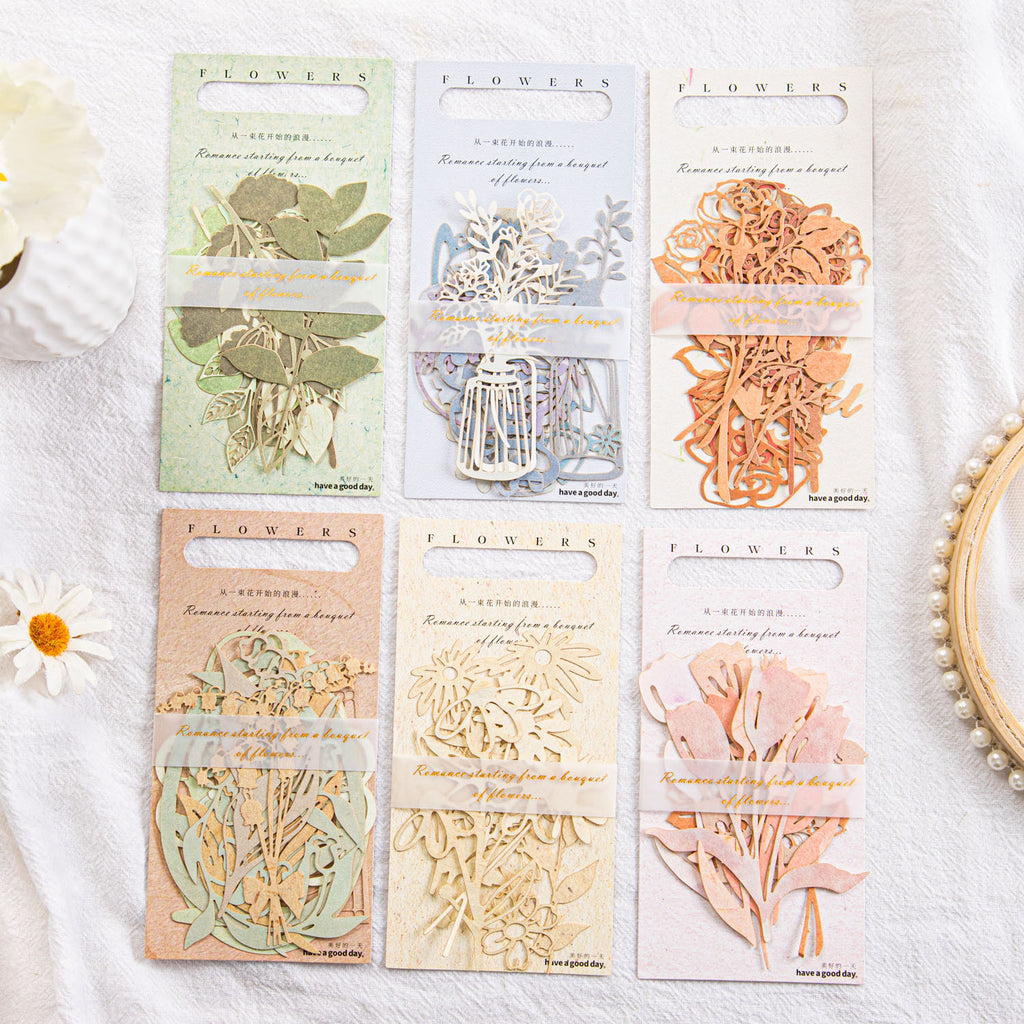 10Pcs Cutout Flower Paper YSHXL
