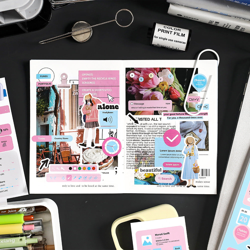 20pcs Scrapbook Stickers KLSP