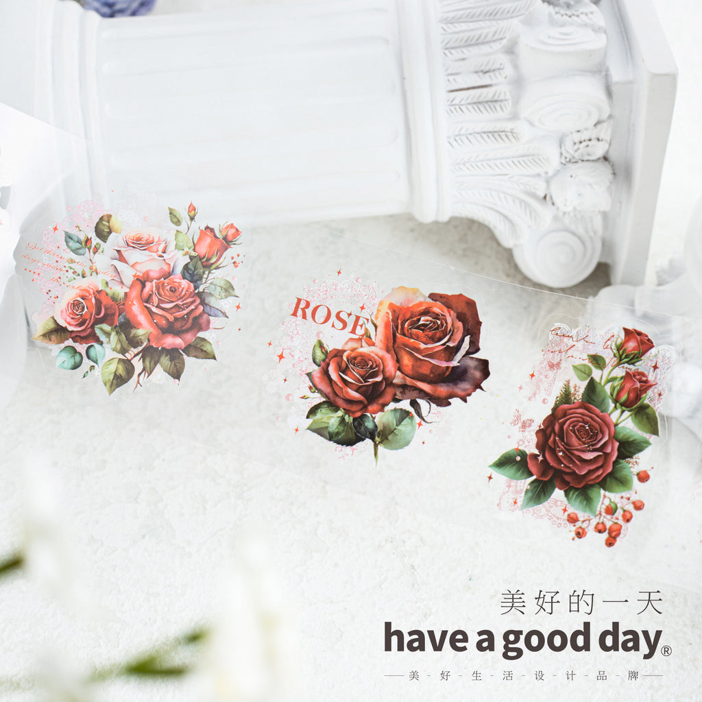 1 Roll Flowers PET Tape HMLS