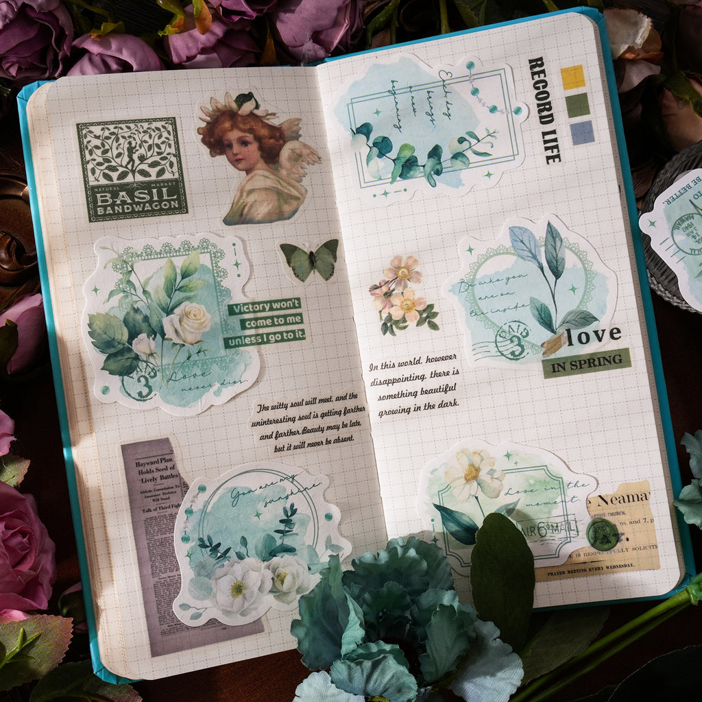 30pcs Flower Stickers WRHJ