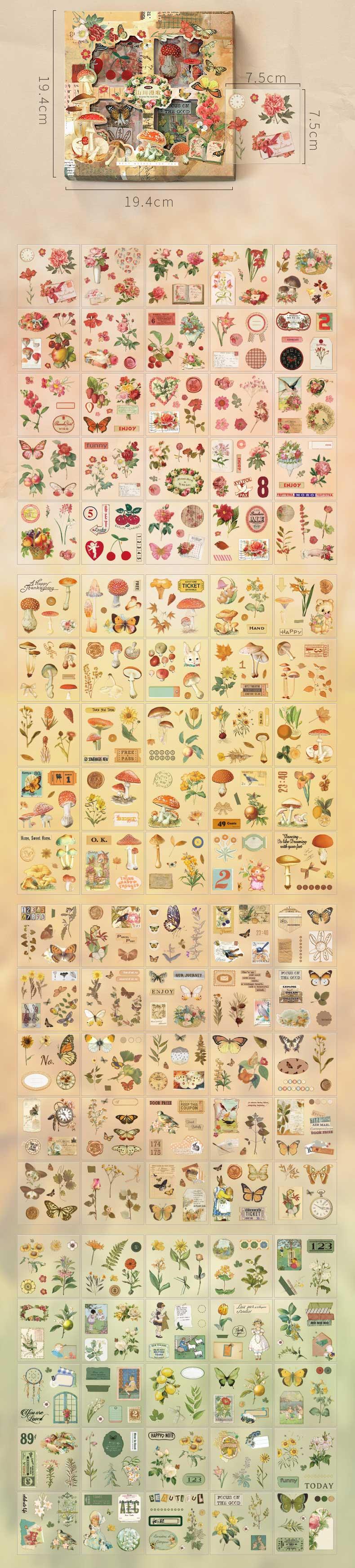 Monsan PET Sticker Set - OBUJO