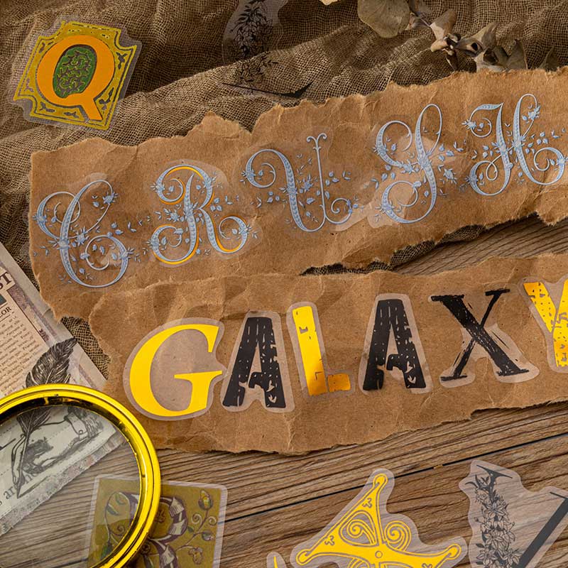 Fozim PET Letter Stickers