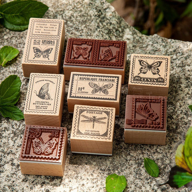 Hude Butterfly Stamp