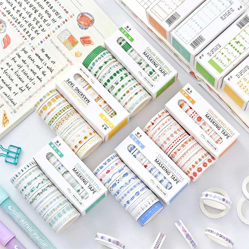 Rahon Washi Tape Set-8mm