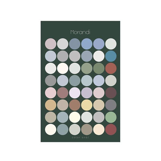 Morandi Round Stickers - OBUJO