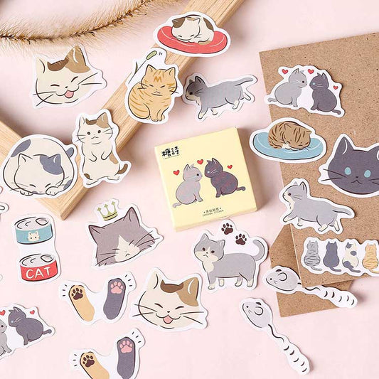Lumao Boxed Cat Stickers