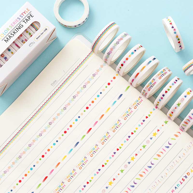 Rahon Washi Tape Set-8mm