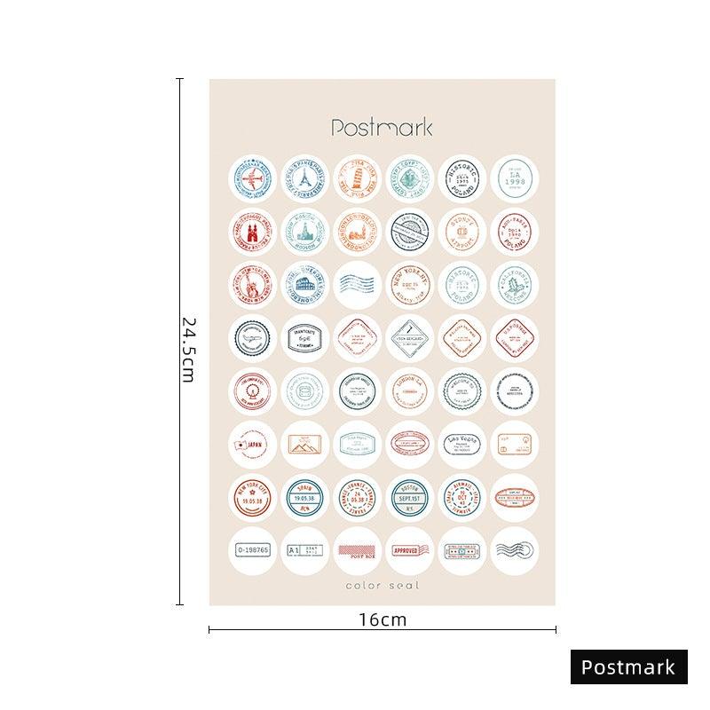 Morandi Round Stickers - OBUJO