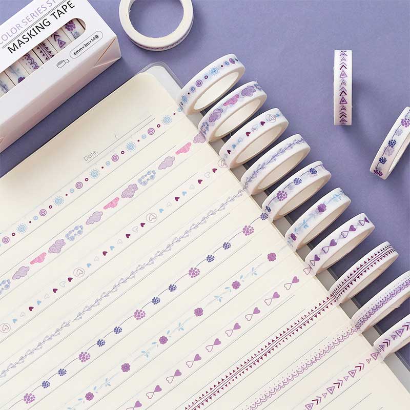 Rahon Washi Tape Set-8mm