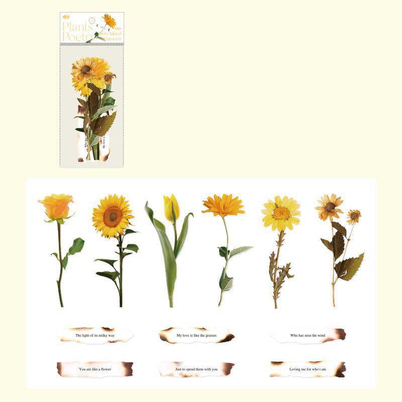 Pladoem Flowers Stickers