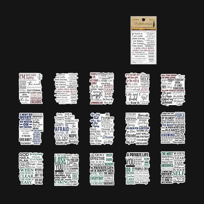 Weziyu Washi Stickers Pack