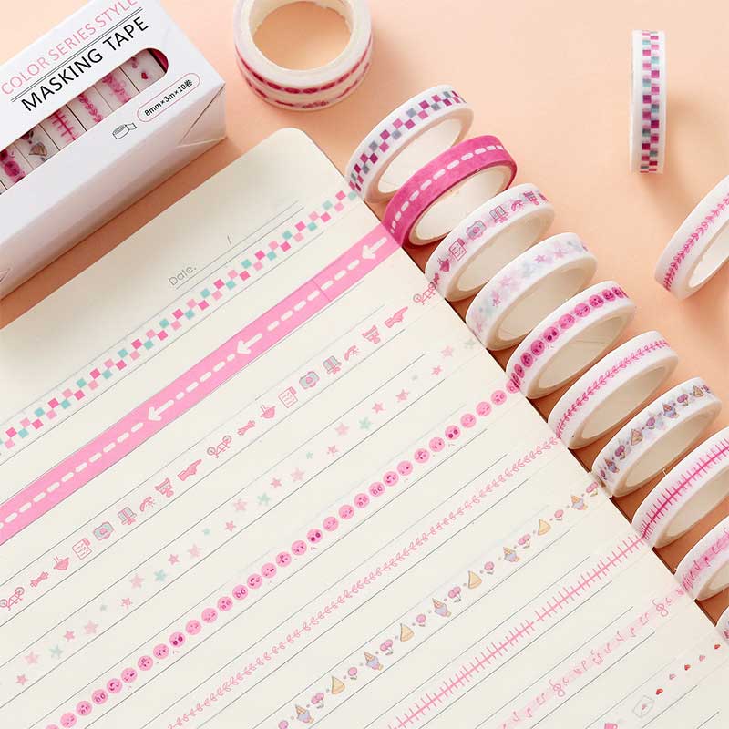 Rahon Washi Tape Set-8mm