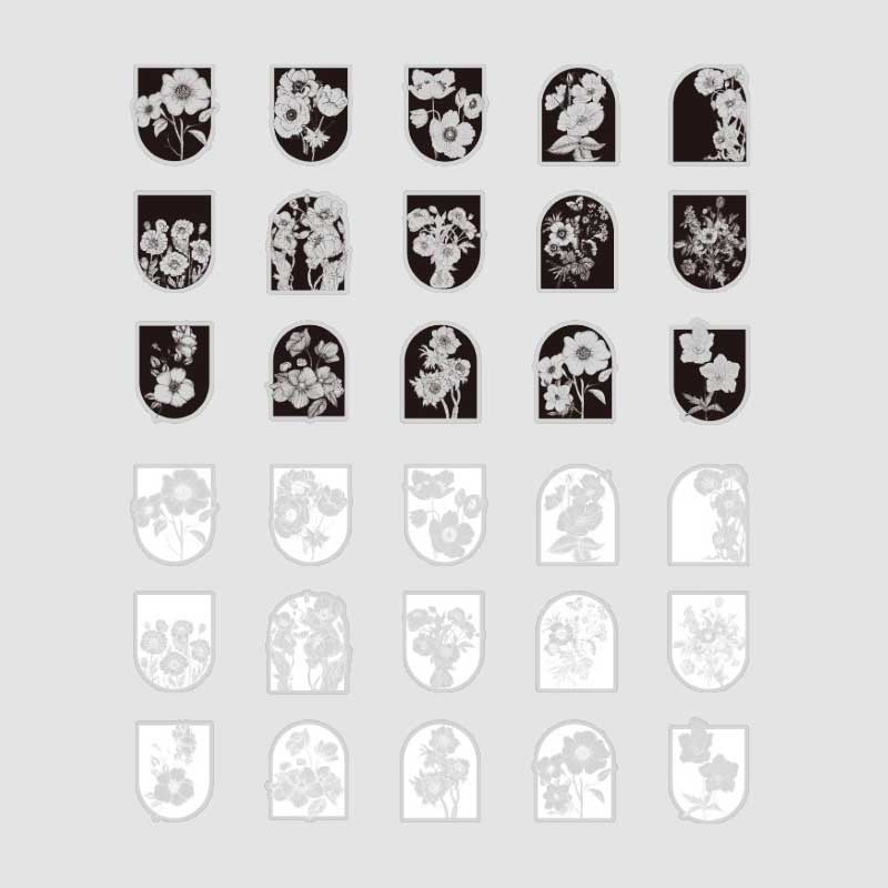 Jindai PET Stickers Pack