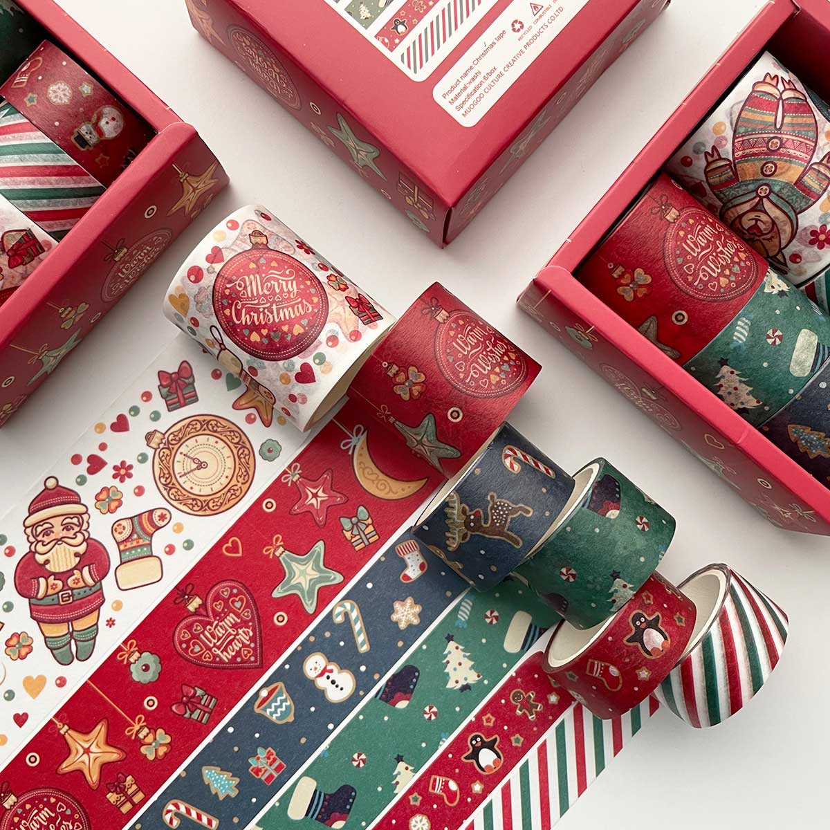 Sendan Washi Tape Set for Christmas