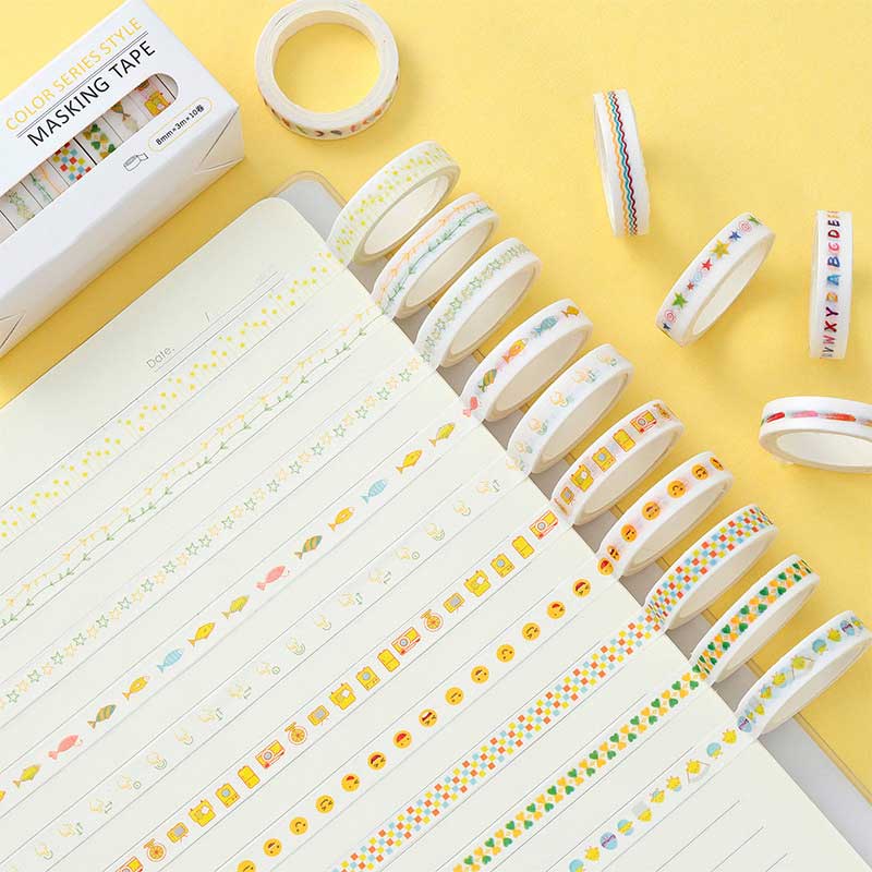 Rahon Washi Tape Set-8mm