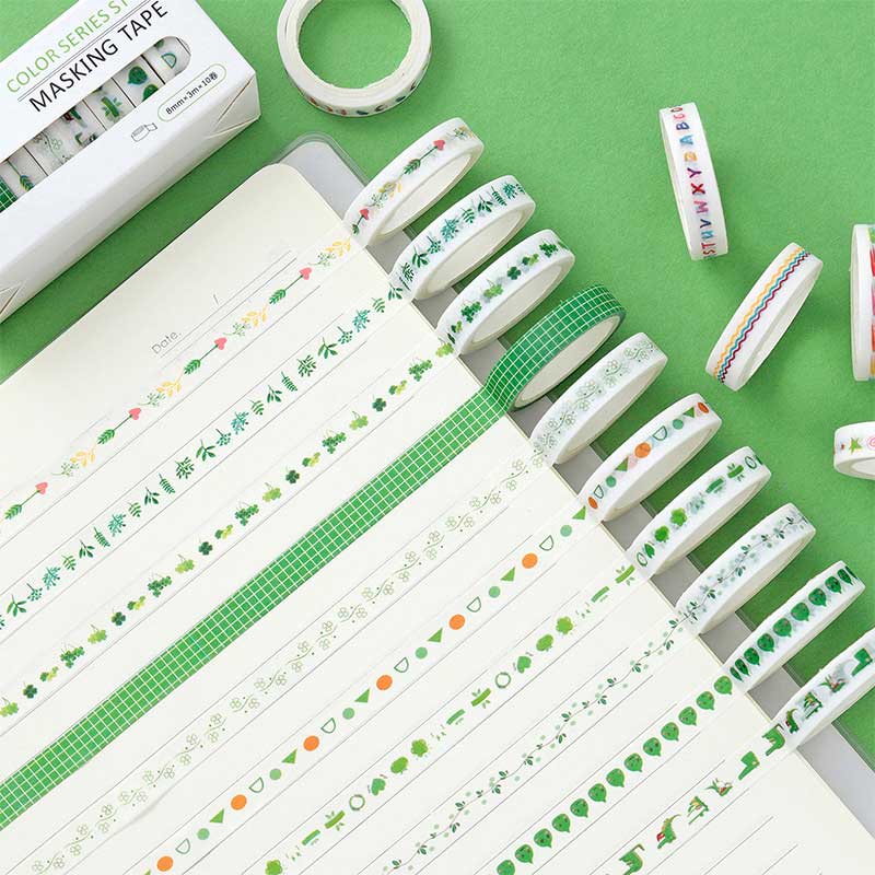 Rahon Washi Tape Set-8mm