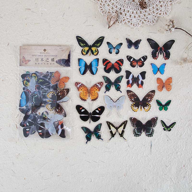 Wiben Butterfly Stickers Pack BTF01