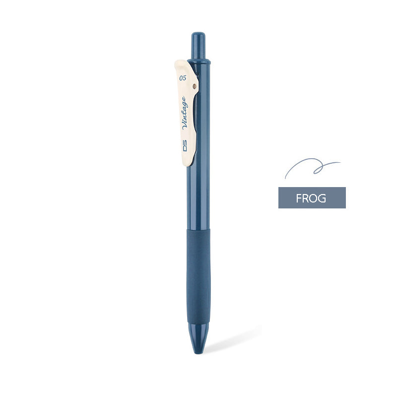 Vintage Color Gel Pen - Frog Blue