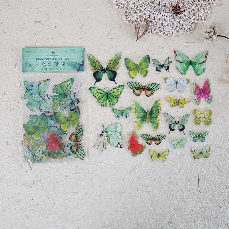 Wiben Butterfly Stickers Pack BTF01
