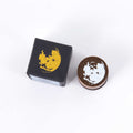 Lunar Phases Vintage Realistic Moon Wooden Stamp YXST05