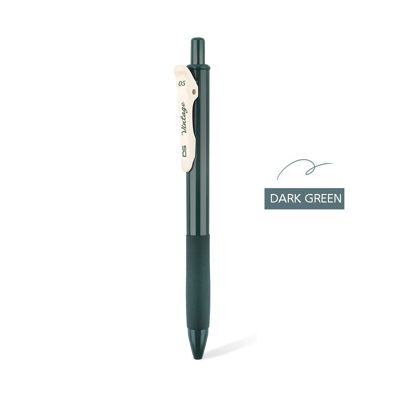 Vintage Color Gel Pen - Dark Green