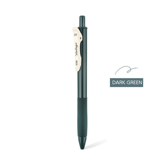 Vintage Color Gel Pen - Dark Green