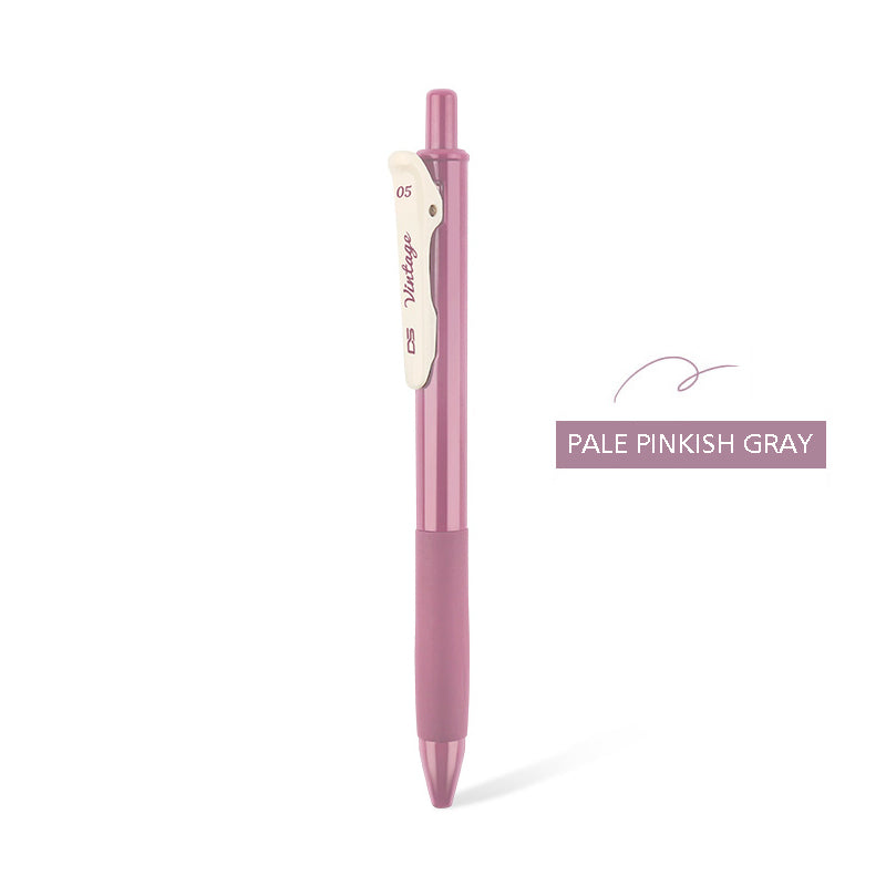 Vintage Color Gel Pen - Pale Pinkish Gray