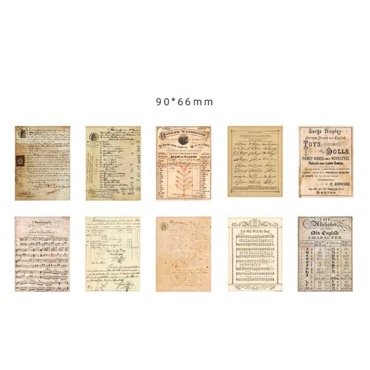 Rhap Vintage Paper Material - OBUJO