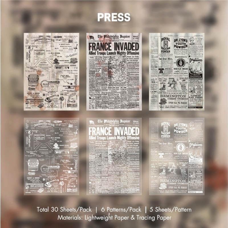 Piada Scrapbook Paper Pack - OBUJO