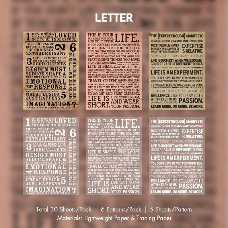 Piada Scrapbook Paper Pack - OBUJO