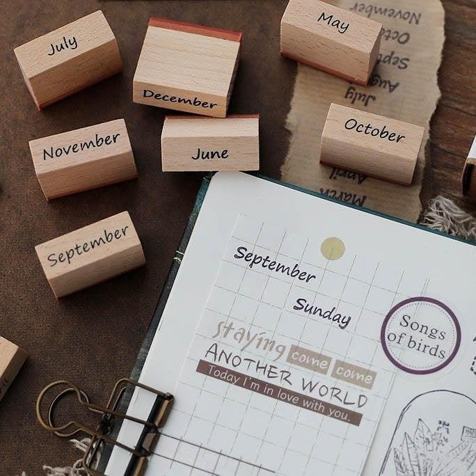 Jincayu Monthly Stamp Set - OBUJO