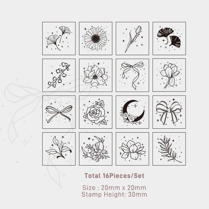Jiyu Flower Stamp Set - OBUJO