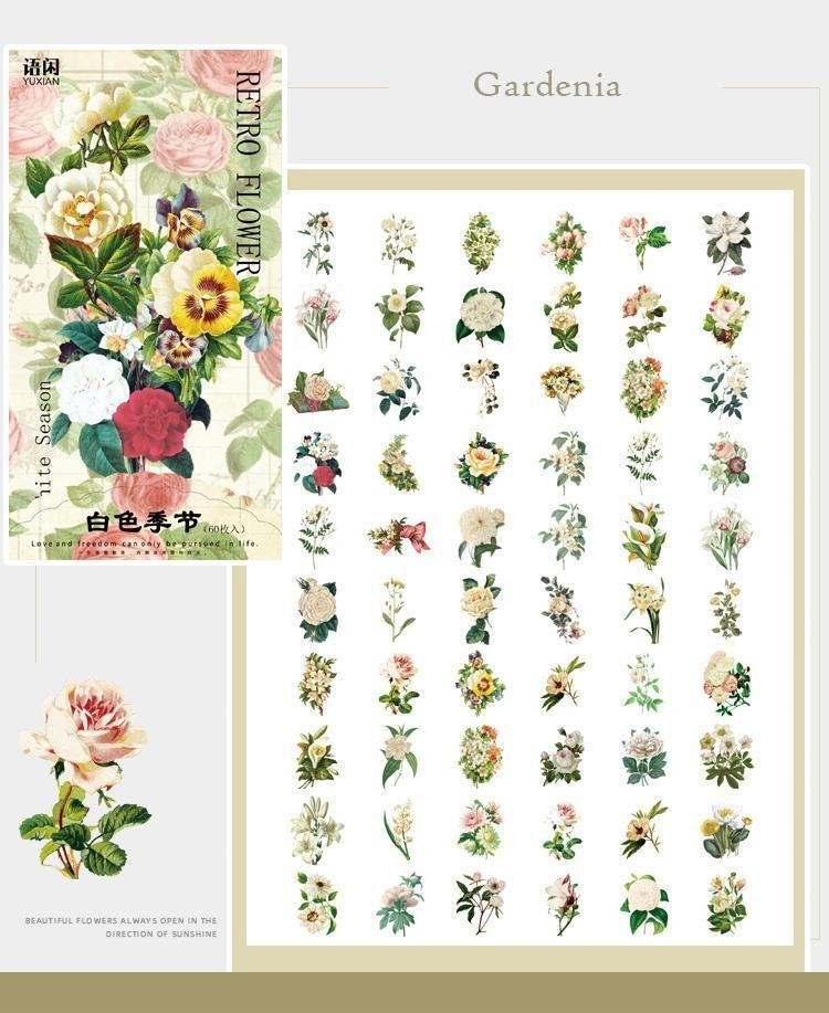 Lido Flower Stickers Pack - OBUJO