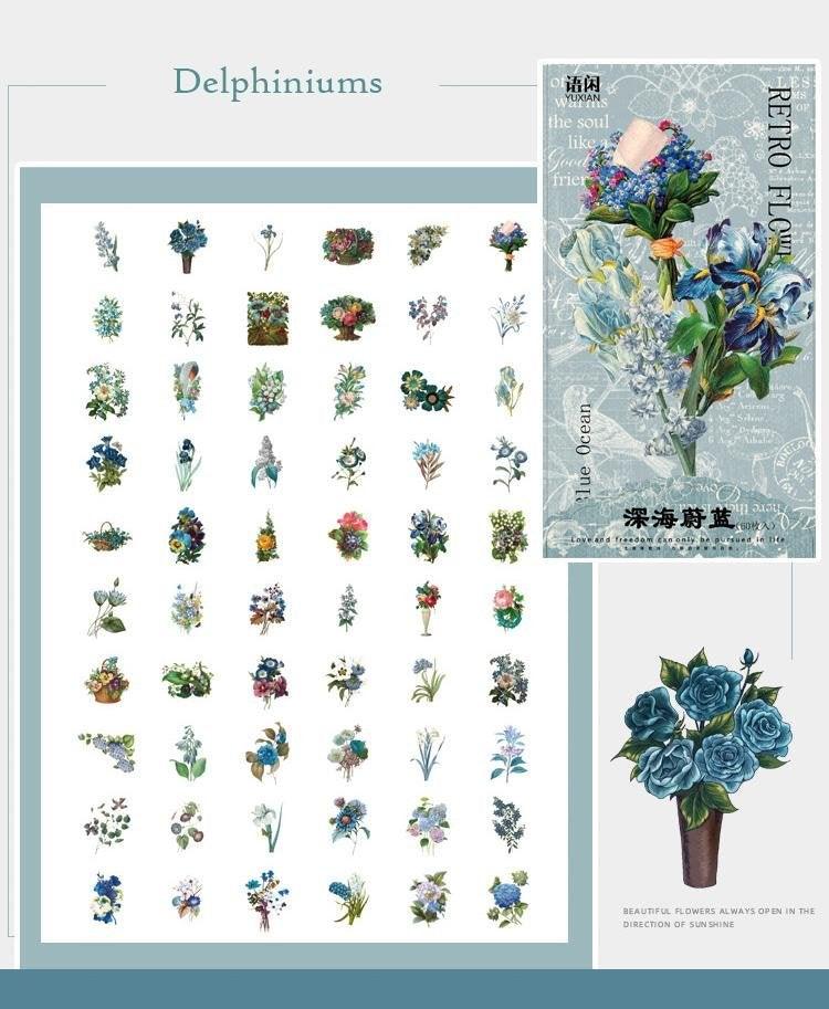 Lido Flower Stickers Pack - OBUJO