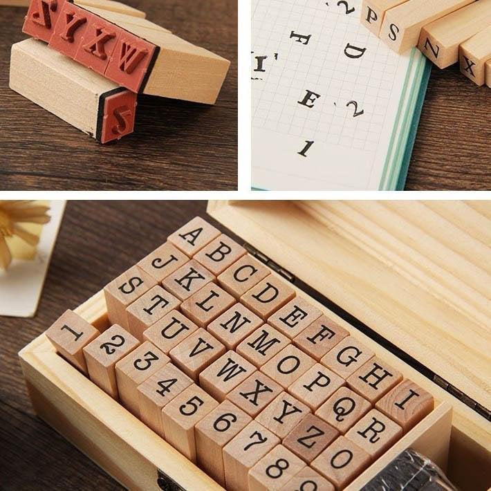 Ziyu Alphabet Number Stamp Set - OBUJO