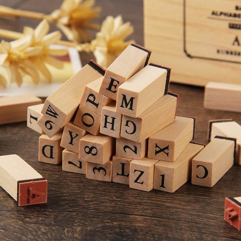 Ziyu Alphabet Number Stamp Set - OBUJO