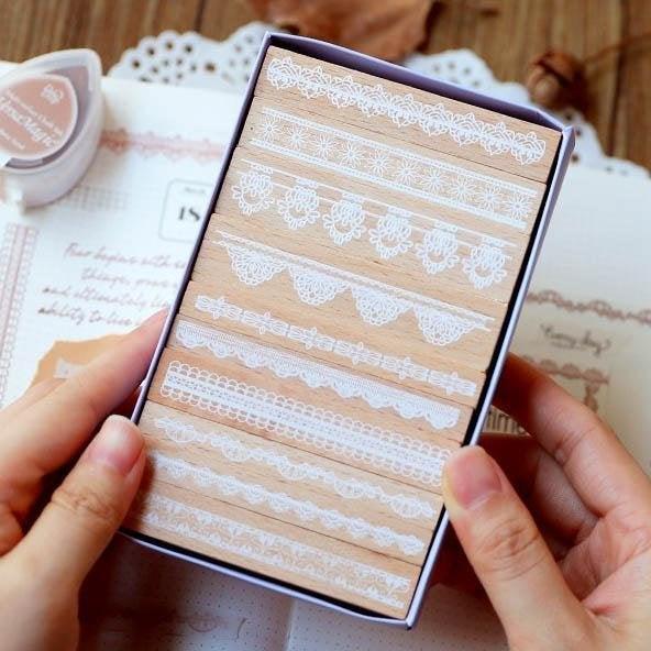 Sunyu Lace Frame Stamp Set - OBUJO