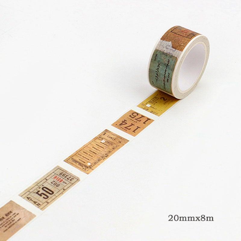Phugo Vintage Washi Tape - OBUJO